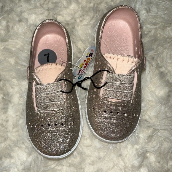 Blowfish Malibu Rioo-T Rose Gold Metallic Slip On Shoe Size 7T NWT! - Picture 3 of 6